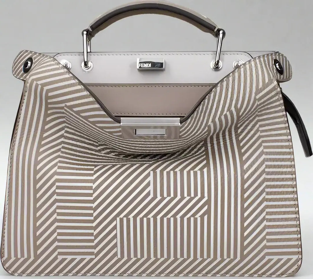 FENDI Beige Leather Handbag