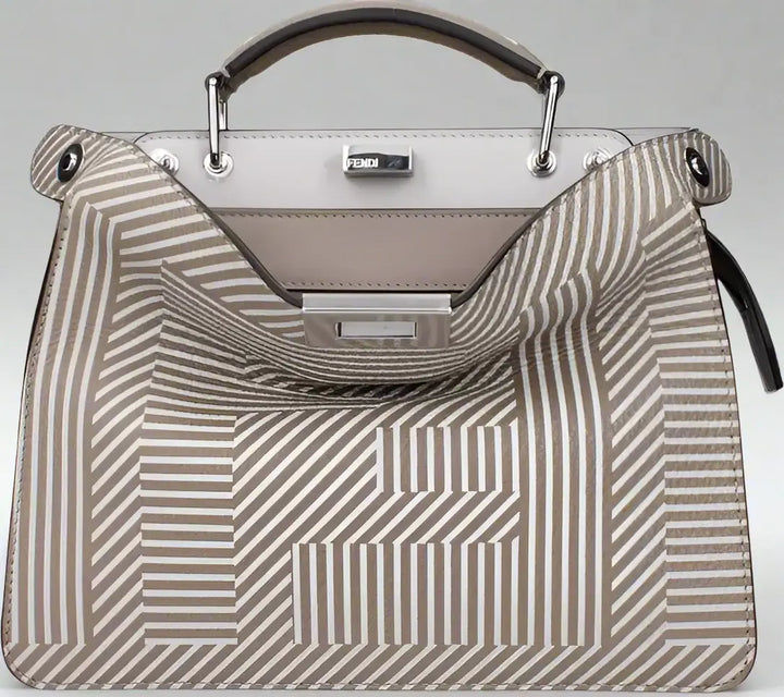 FENDI Beige Leather Handbag