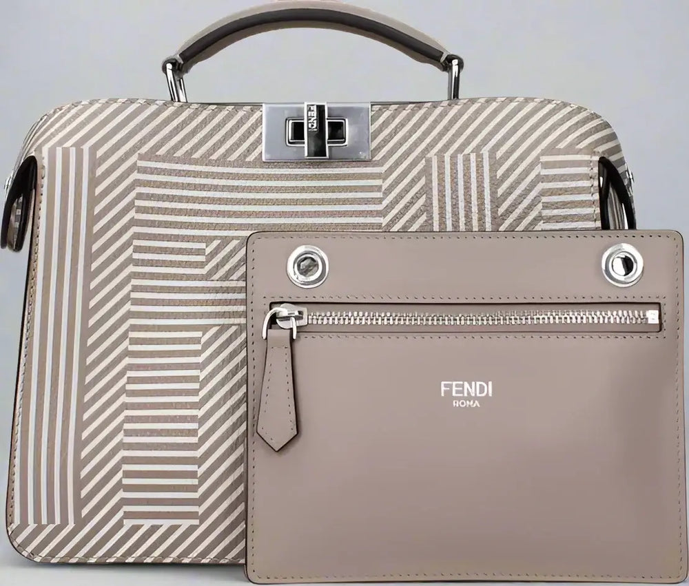 FENDI Beige Leather Handbag