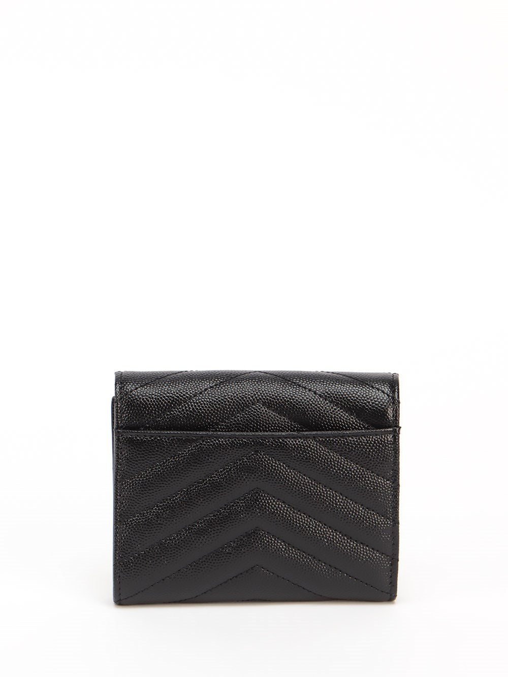 Saint Laurent Women `Cassandre Matelassé` Compact Tri Fold Wallet