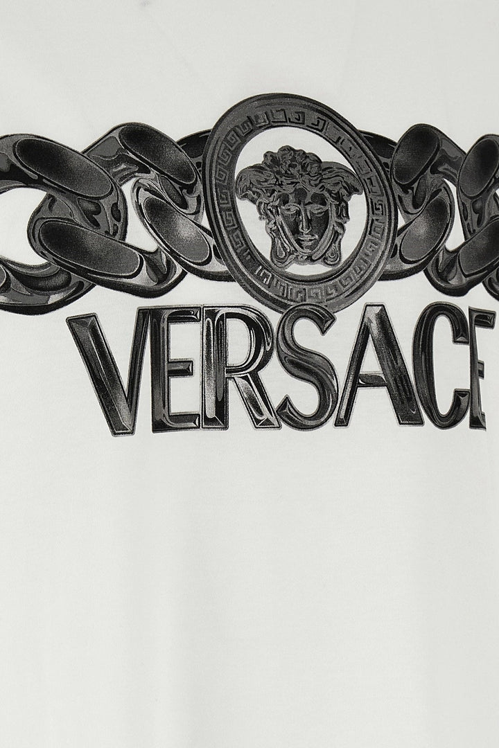 Versace Men 'Medusa' Logo Print T-Shirt