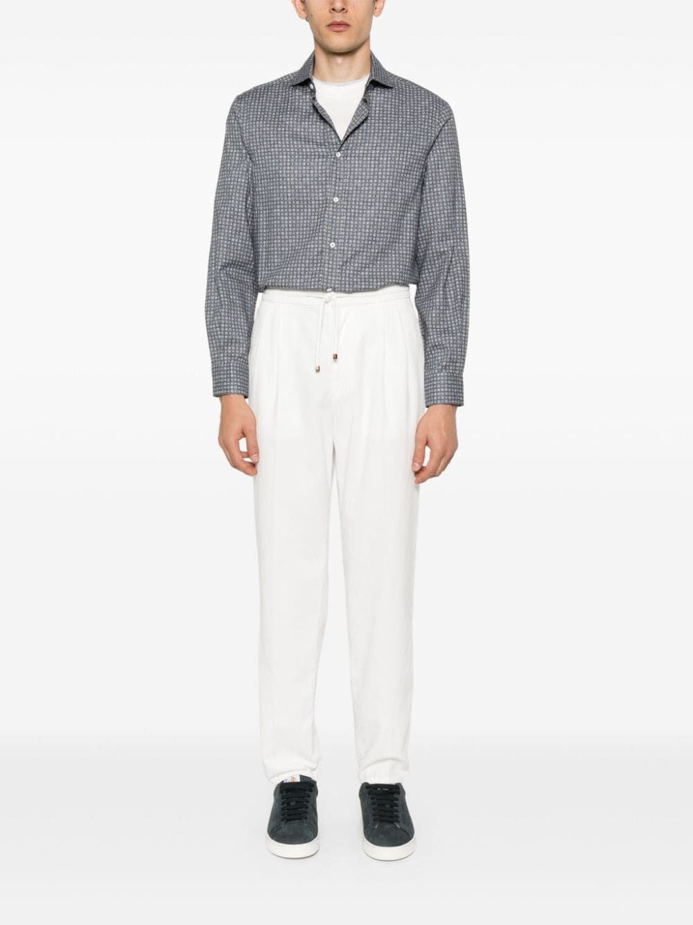 Brunello Cucinelli Men T-Shirt With Faux-Layering