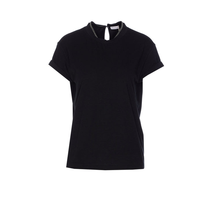 Brunello Cucinelli Women Faux Precious Layering T-Shirt