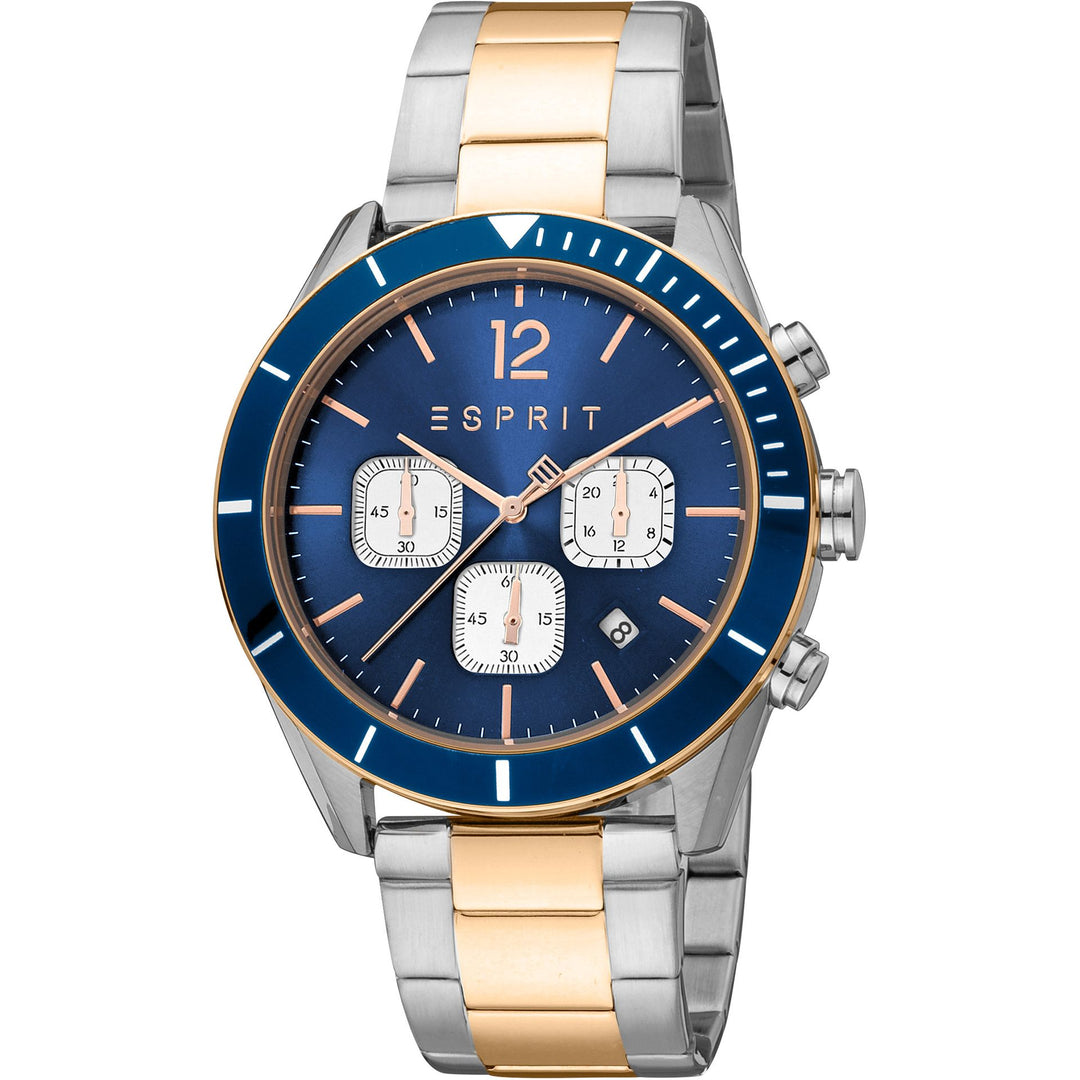Esprit men's blue dial chronograph quartz Watches