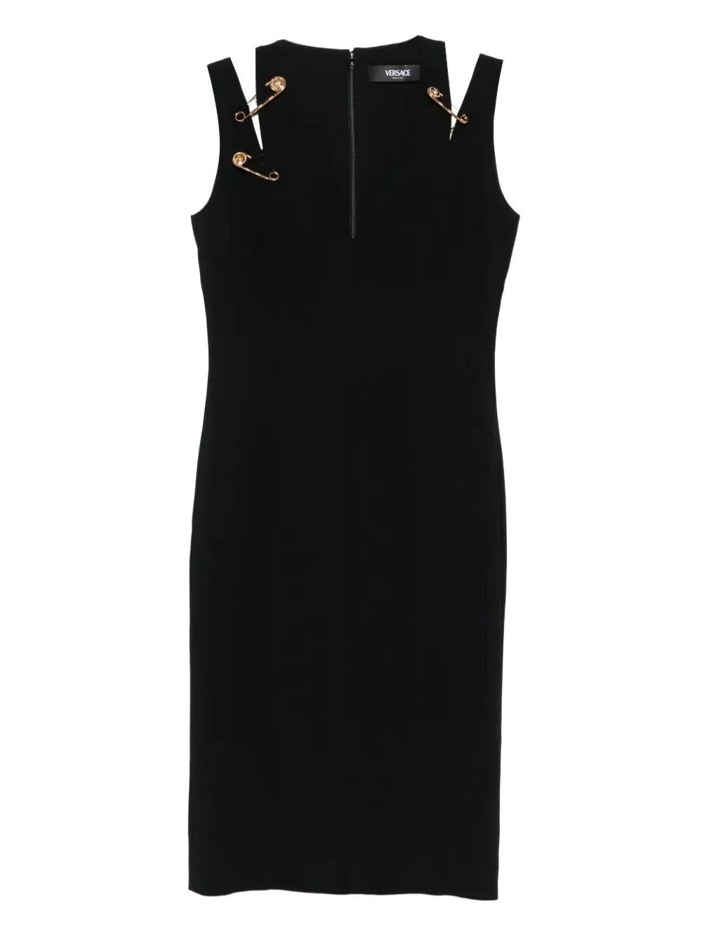 Versace Women Cocktail Dress `Responsible` Techno Cady Stretch