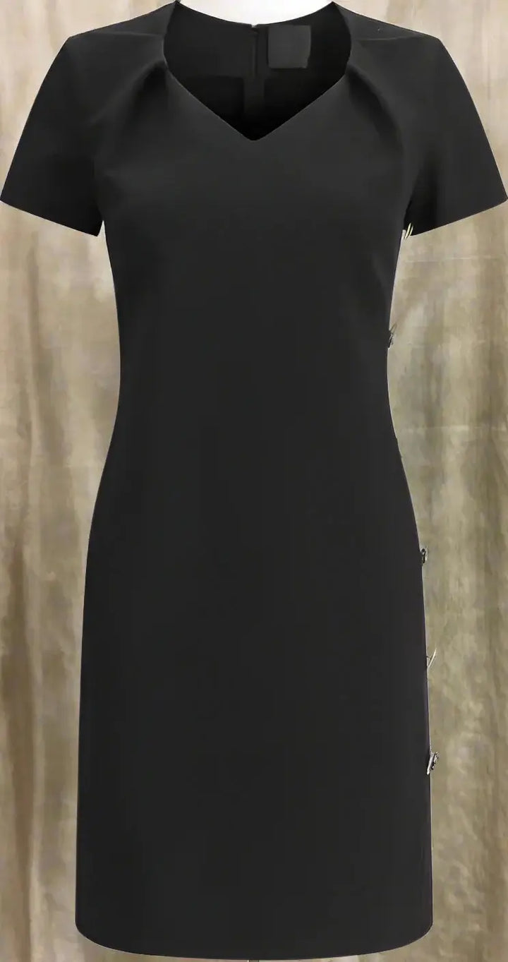 GIVENCHY black side button down Dress