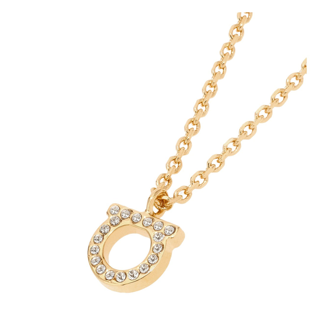 Ferragamo Women Gancini Crystals Necklace