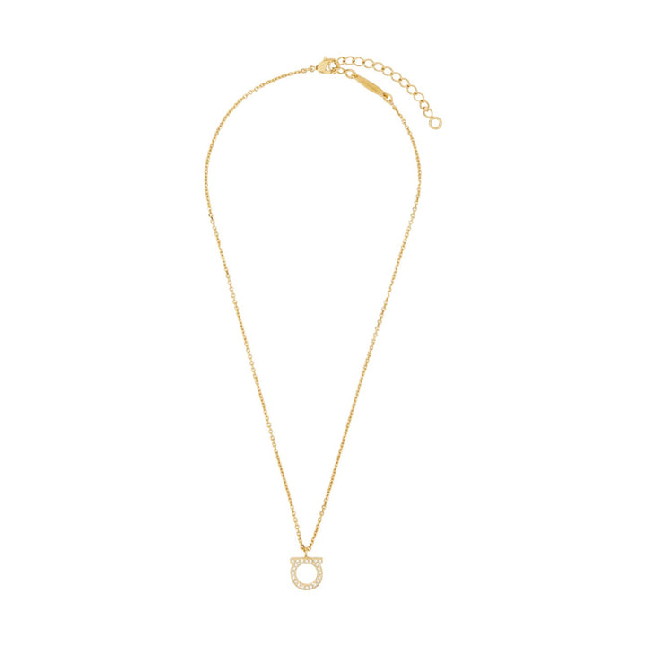 Ferragamo Women Gancini Crystals Necklace