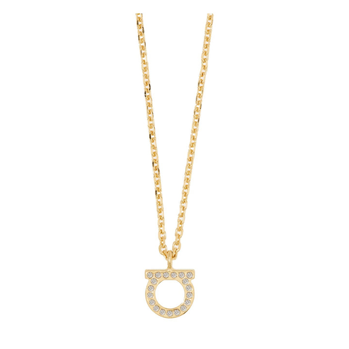 Ferragamo Women Gancini Crystals Necklace