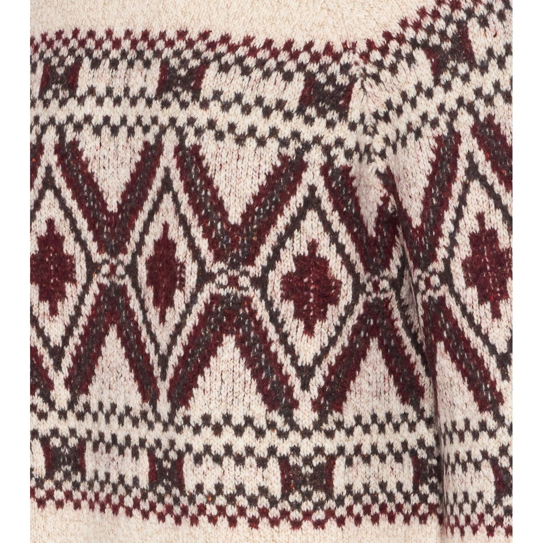 Brunello Cucinelli Men Geometric Jacquard High Neck Sweater