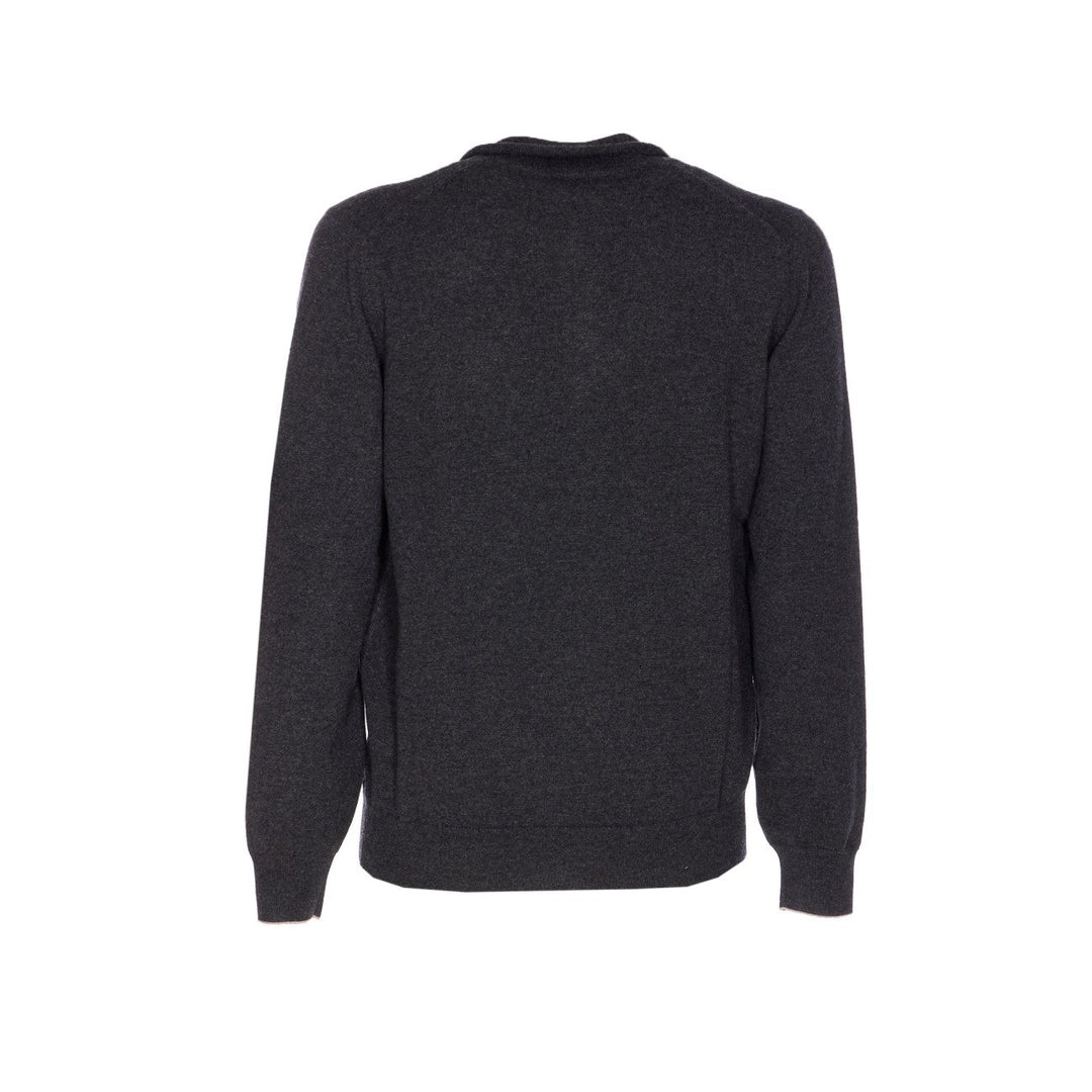 Brunello Cucinelli Men Half Zip Cashmere Sweater