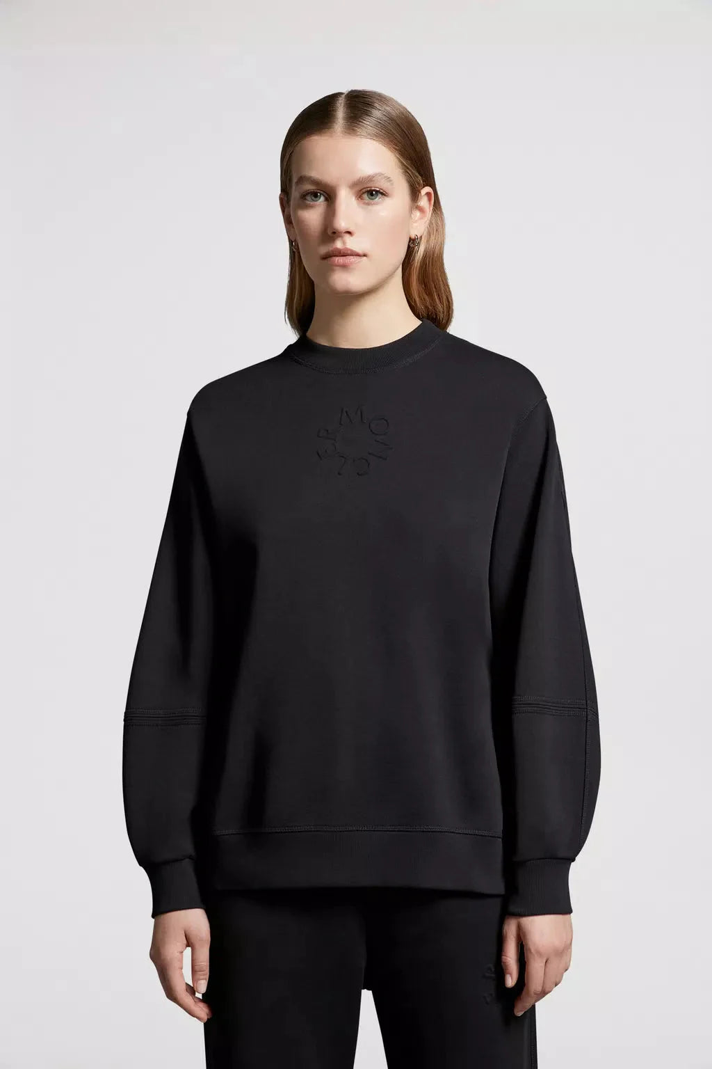 Moncler Women Embossed Logo Sweatshirt