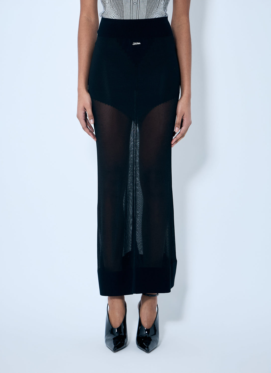Jean Paul Gaultier Women Knit Maxi Skirt