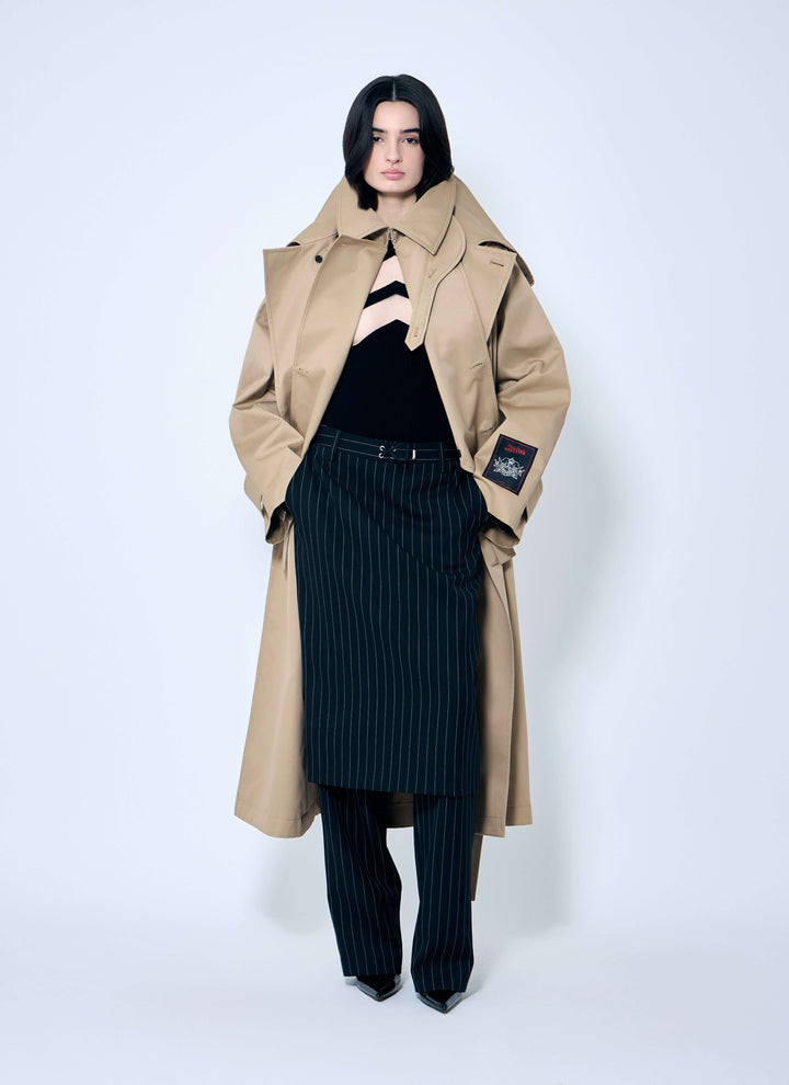 Jean Paul Gaultier Women Rib Sweater With Transparent Panels
