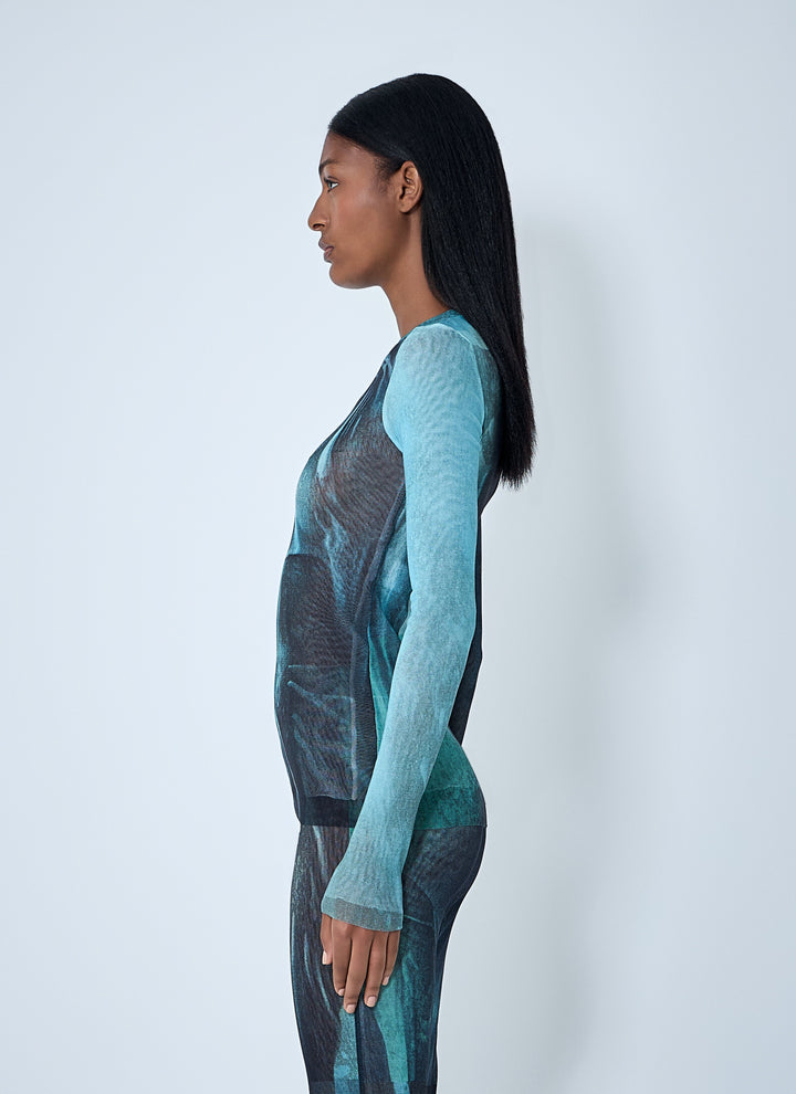 Jean Paul Gaultier Women Water Mesh Top