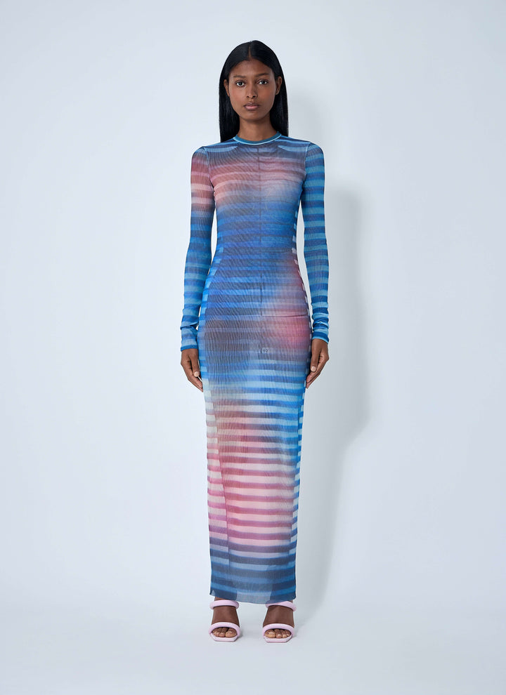 Jean Paul Gaultier Women Air Mesh Maxi Dress