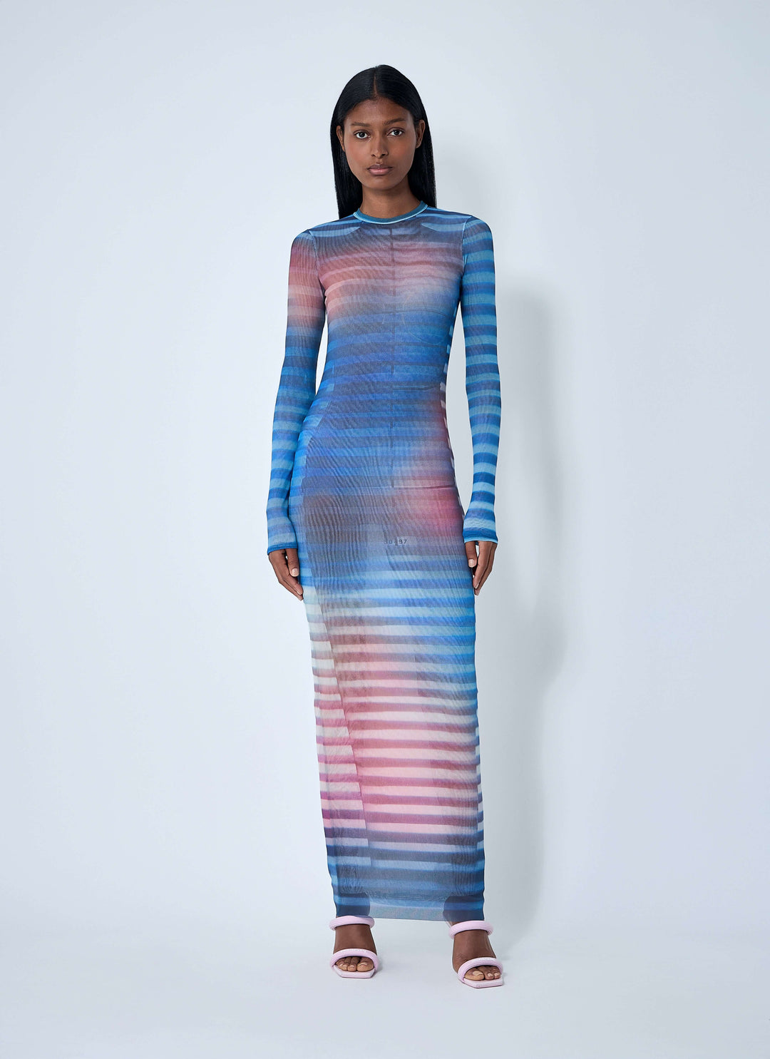Jean Paul Gaultier Women Air Mesh Maxi Dress