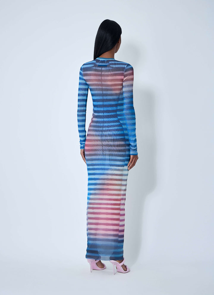 Jean Paul Gaultier Women Air Mesh Maxi Dress