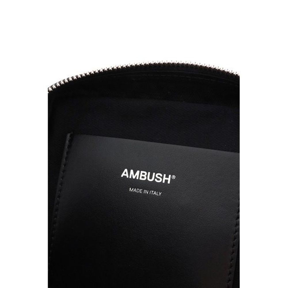 Ambush Women Crossbody Black Leather Shoulder Bag