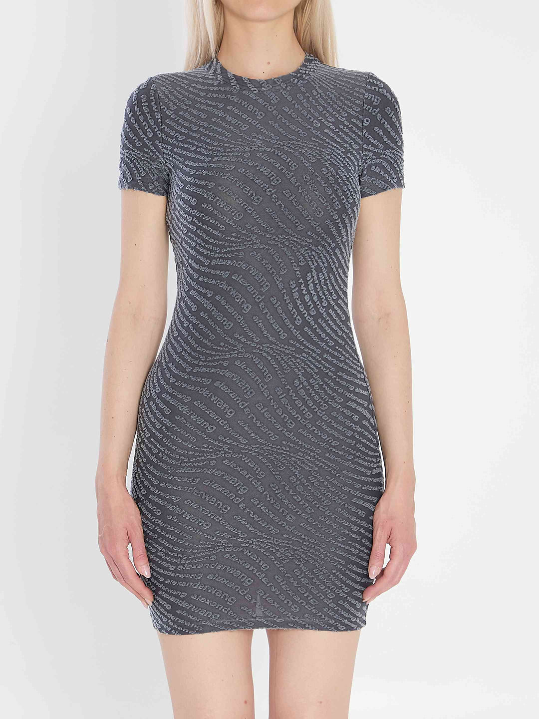 Alexander Wang Women Mini Dress In Graphite