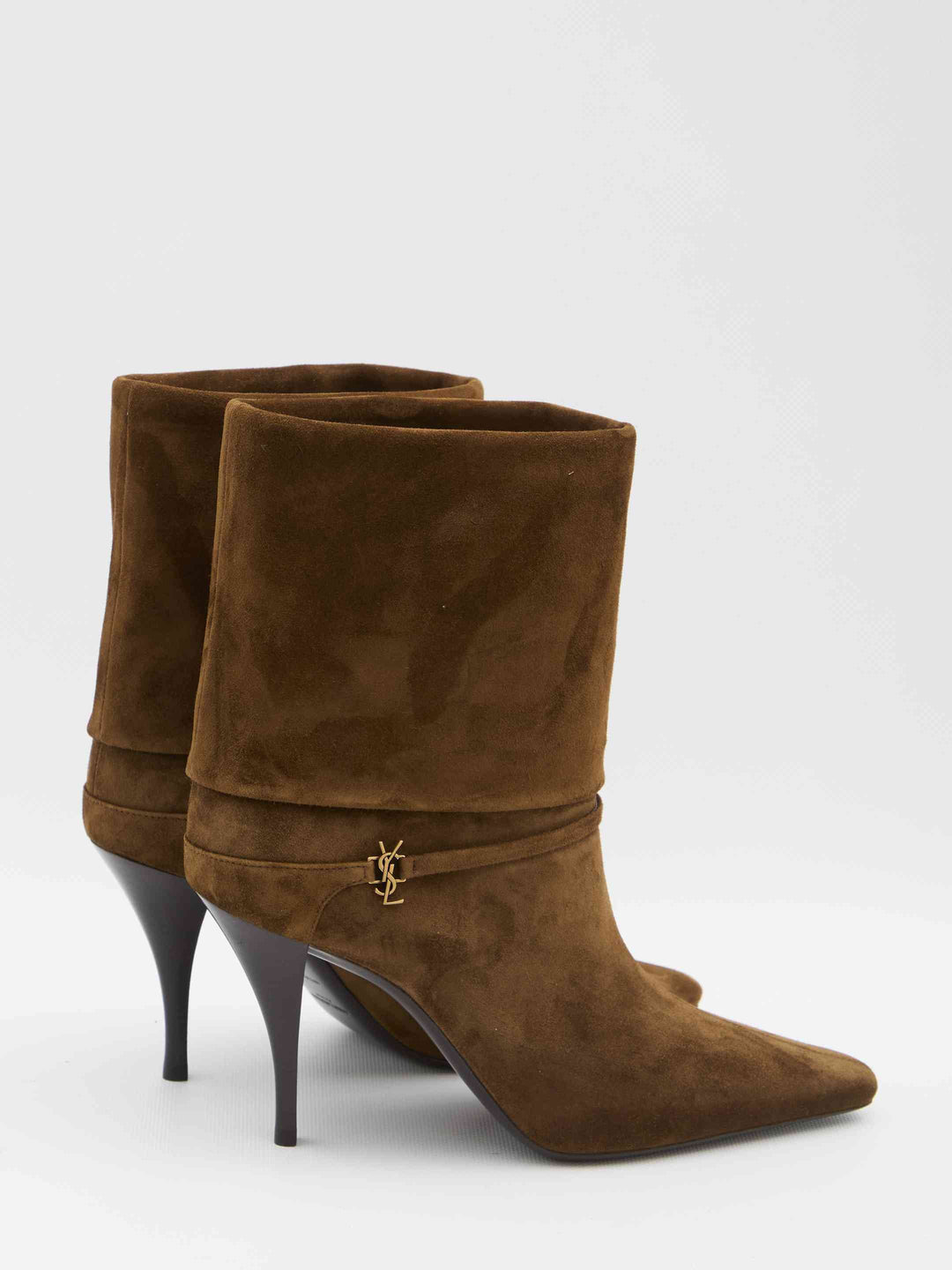 Saint Laurent Women Suede Niki Boots