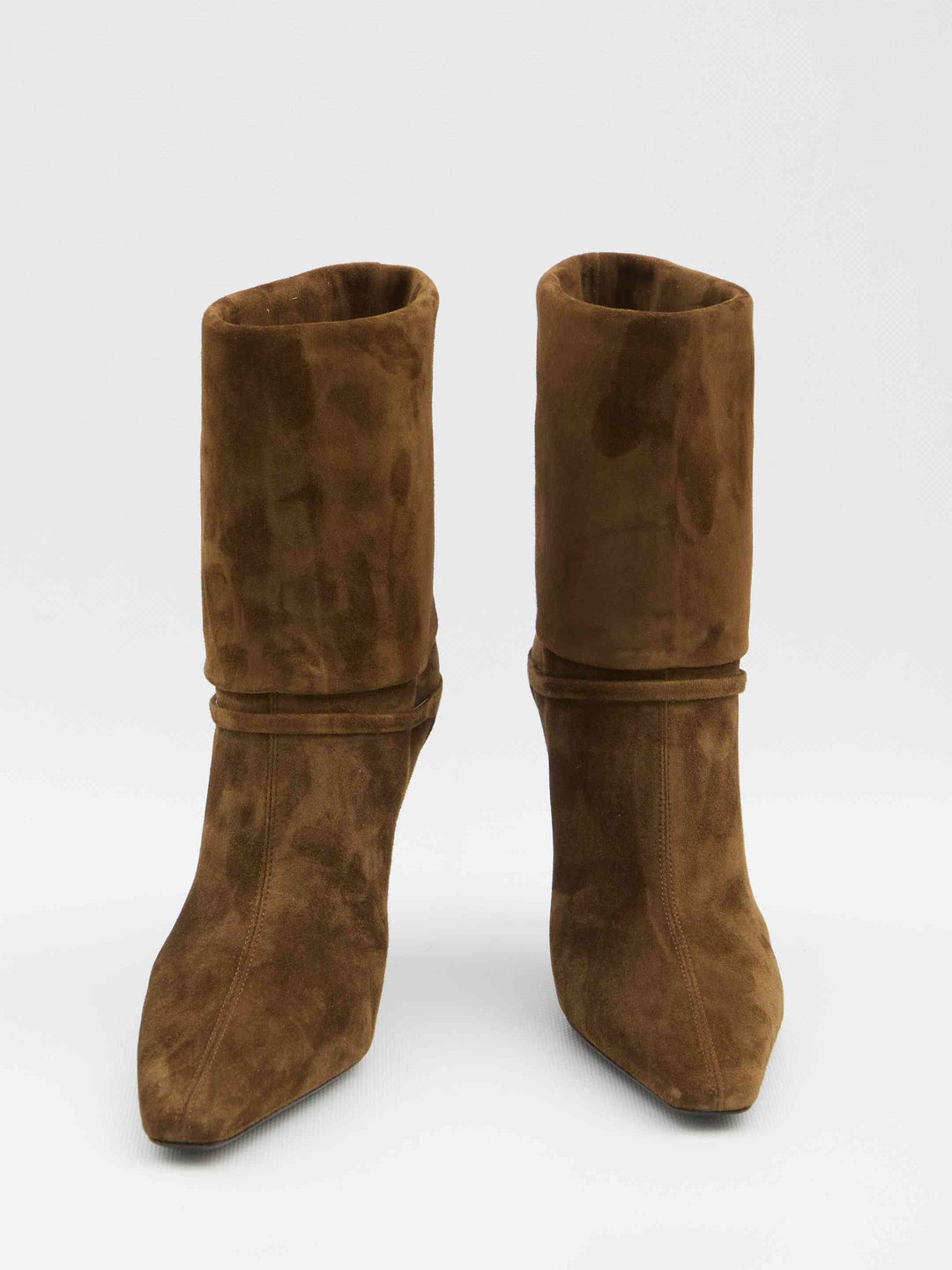 Saint Laurent Women Suede Niki Boots