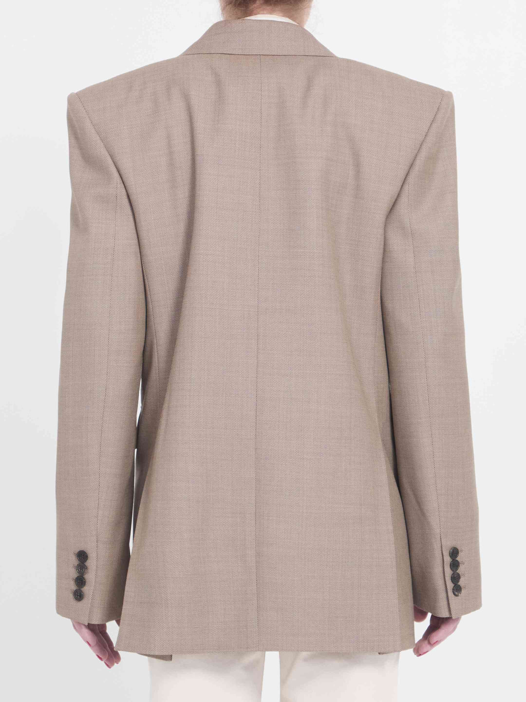 Saint Laurent Women Wool Double-Breasted Jacket