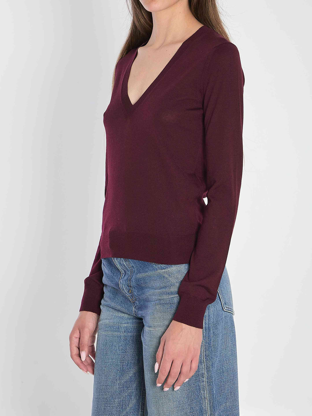 Saint Laurent Women V-Neckline Pullover