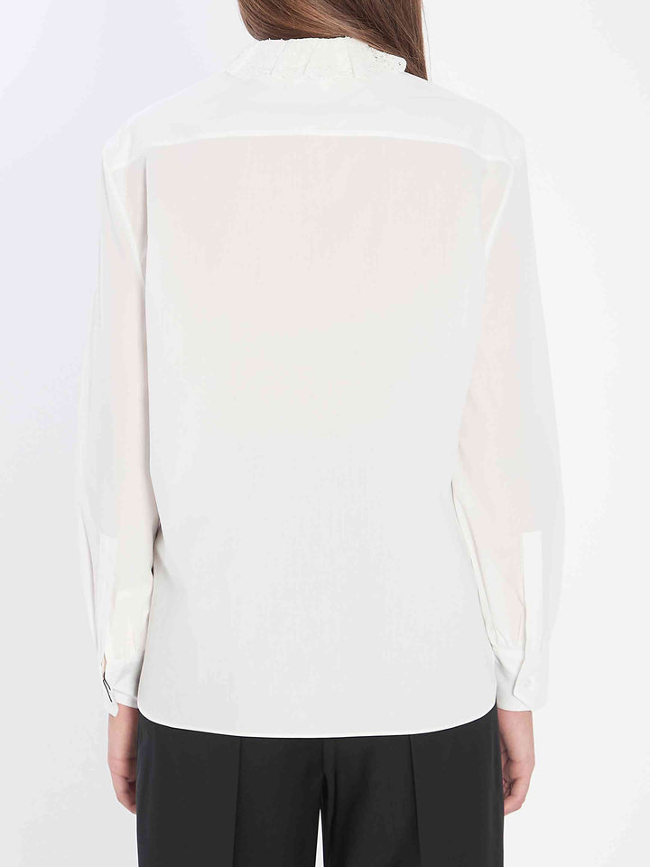 Saint Laurent Women Shirt In Cotton Poplin