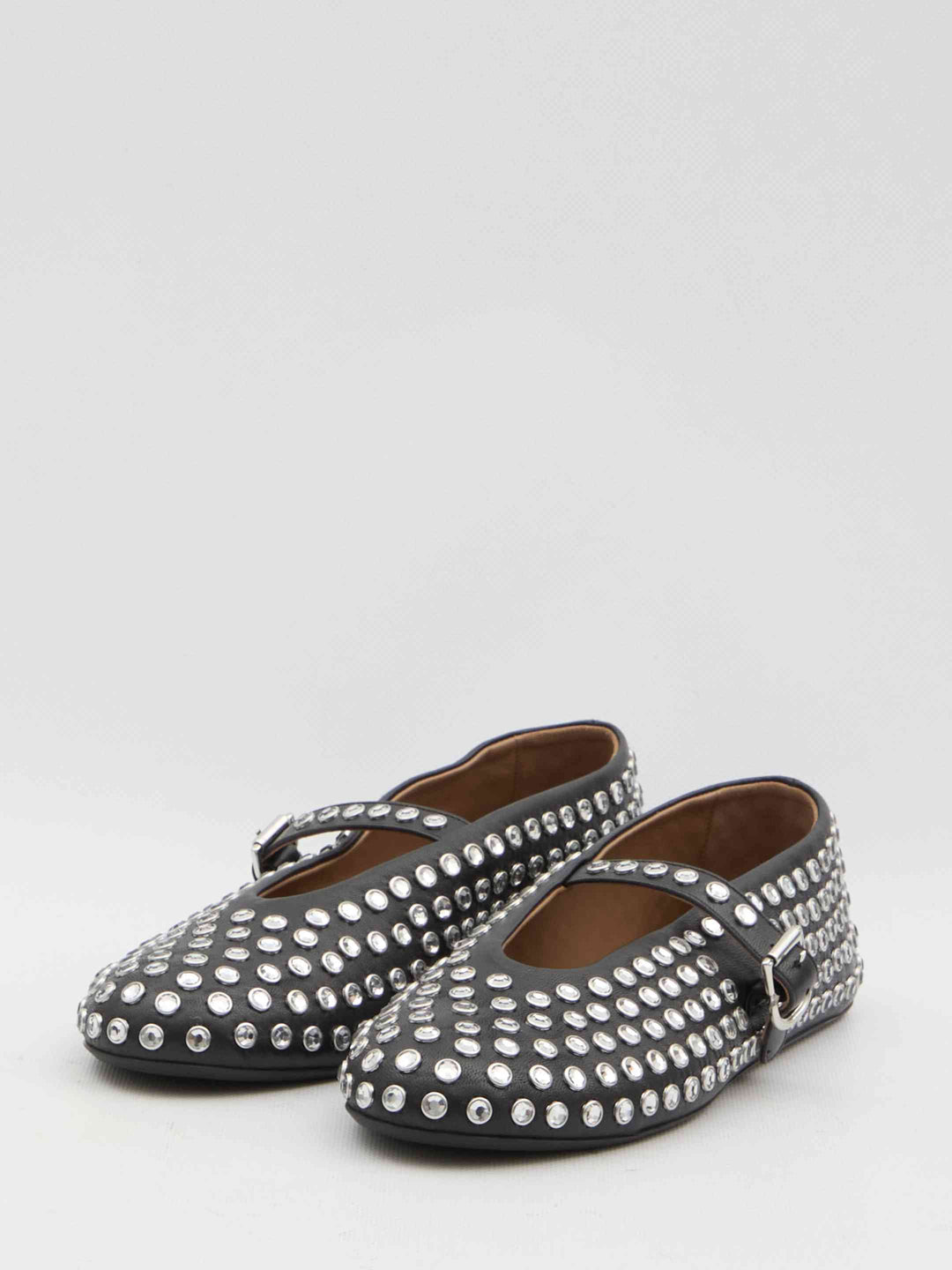 Alaia Women Ballerinas With Rhinestones