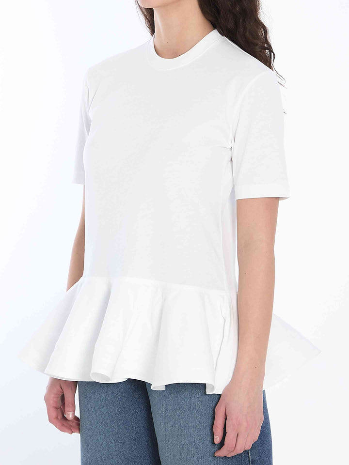 Alaia Women Peplum T-Shirt