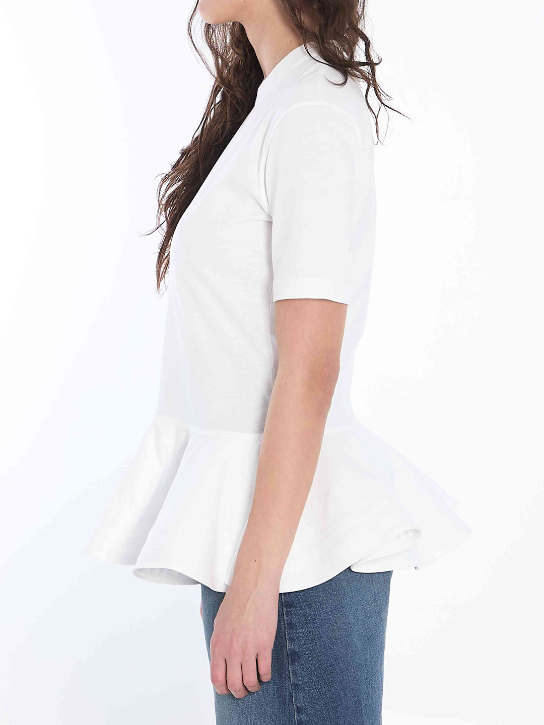 Alaia Women Peplum T-Shirt