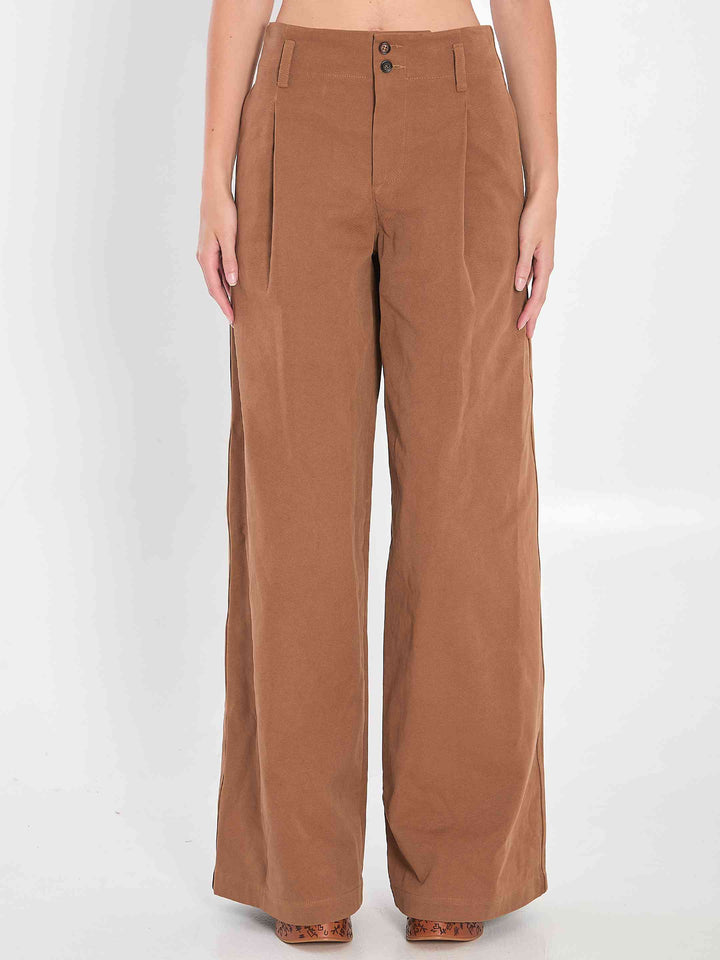 Chloe Women Wide-Leg Trousers