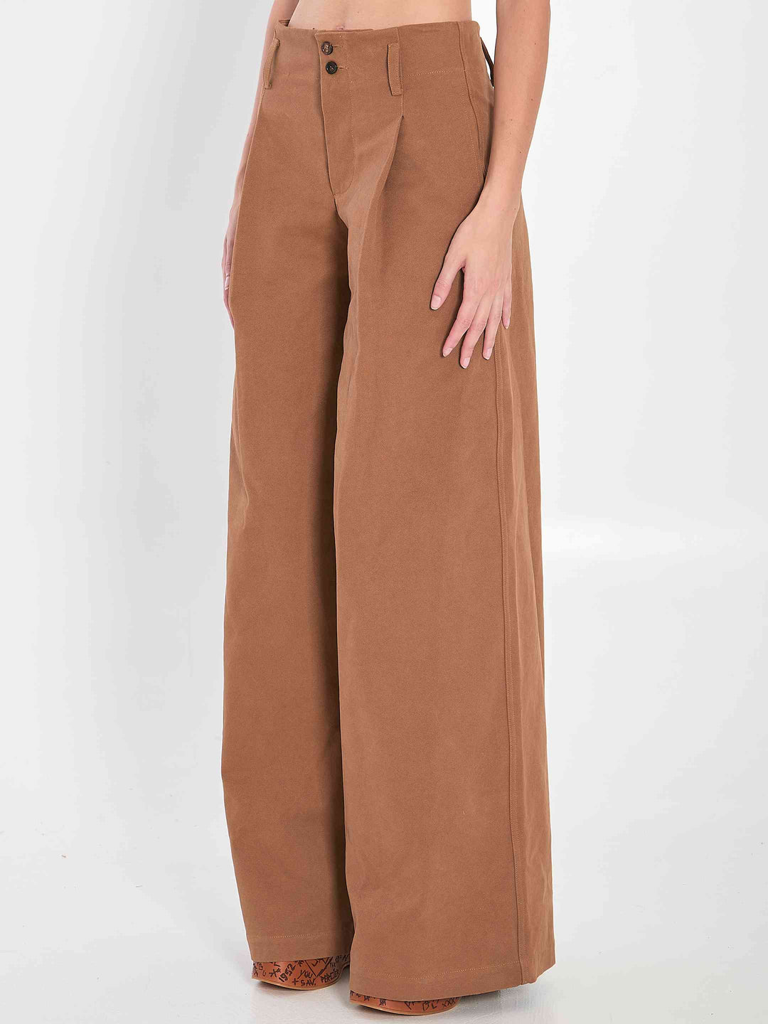 Chloe Women Wide-Leg Trousers