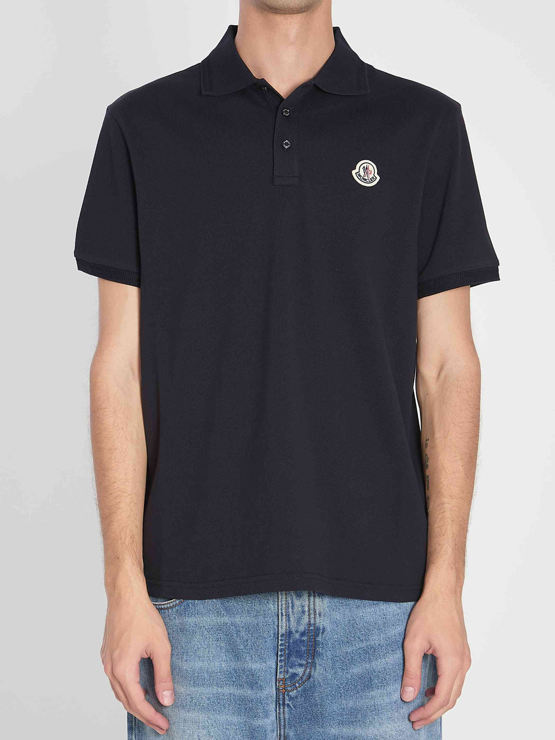 Moncler Men Navy Polo