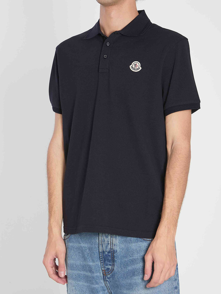 Moncler Men Navy Polo