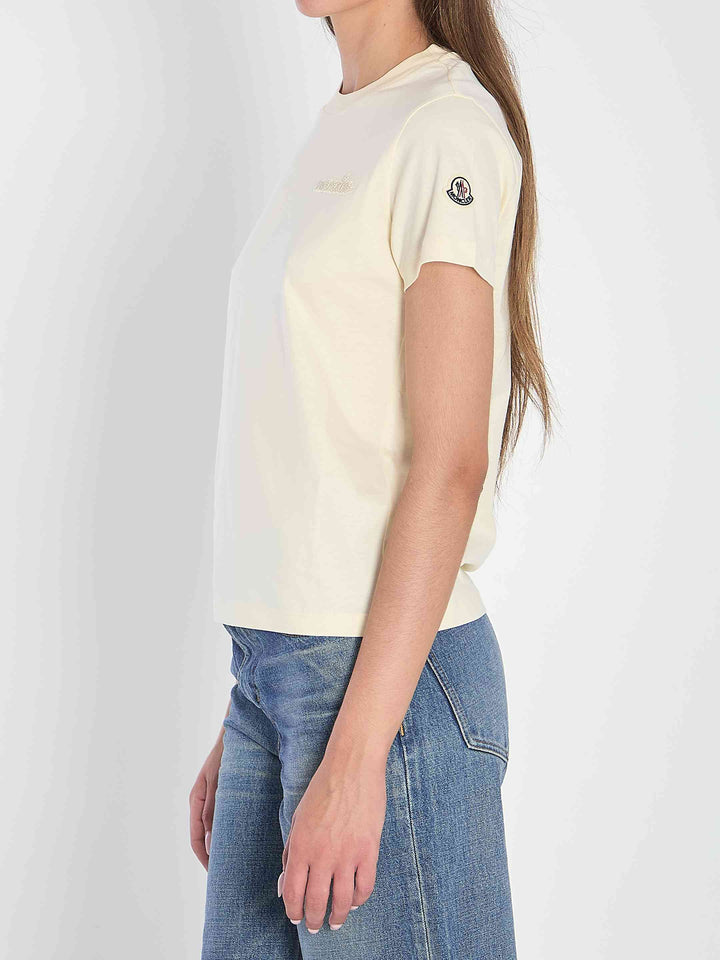 Moncler Women Beaded Logo T-Shirt