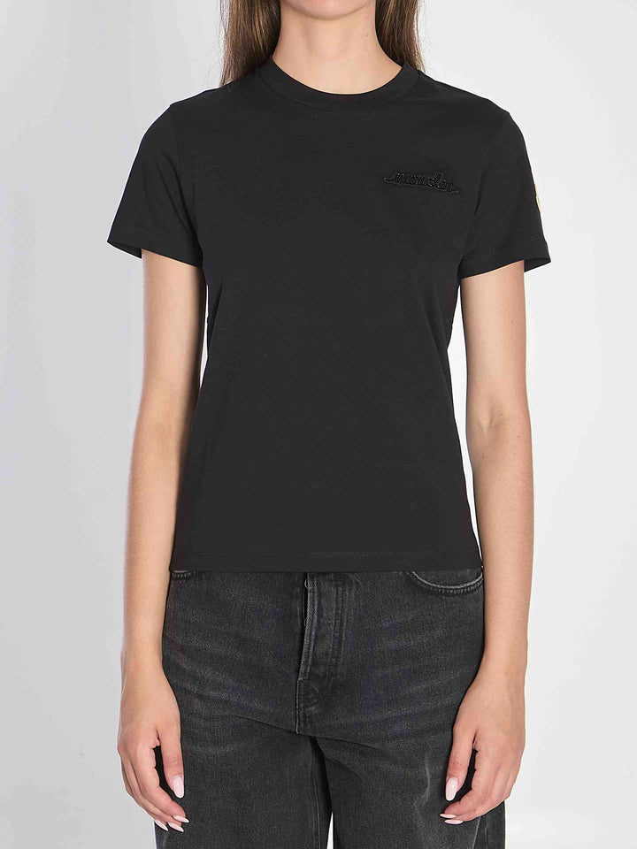 Moncler Women Beaded Logo T-Shirt