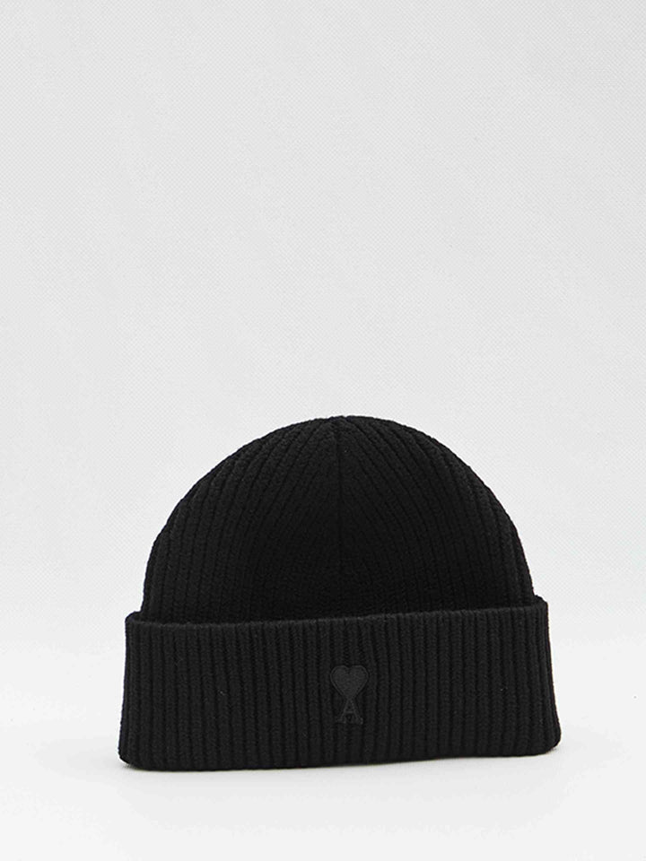 Ami Paris Men Ami De Coeur Beanie