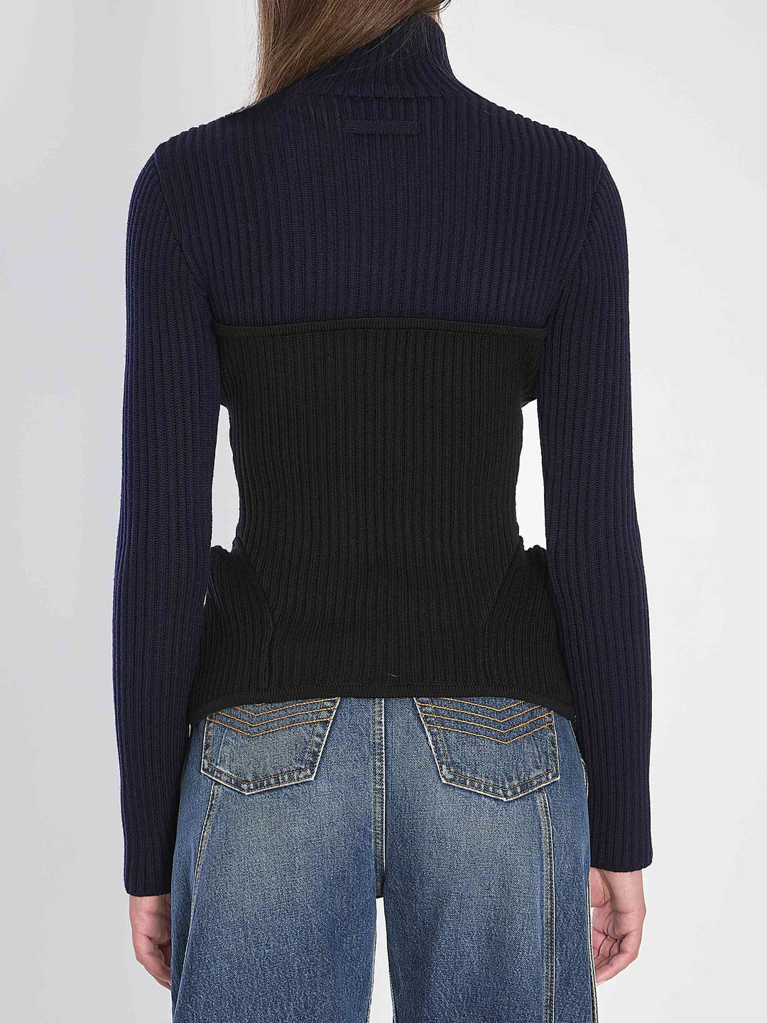 Jean Paul Gaultier Women Ribbed Knit Pullover