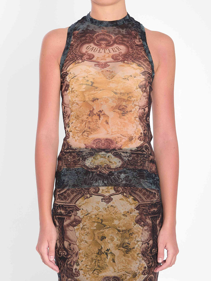 Jean Paul Gaultier Women Médaillon Tank Top