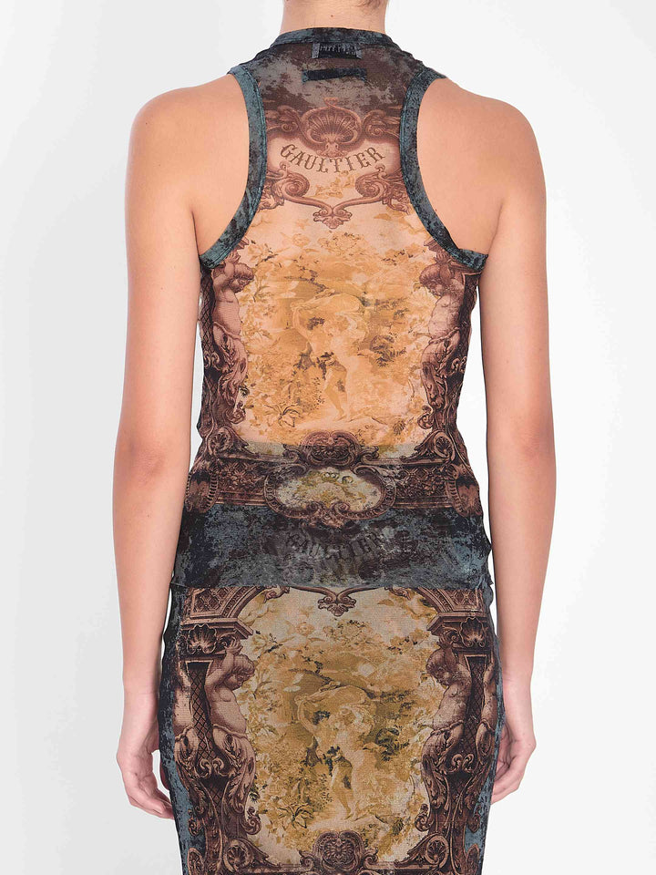 Jean Paul Gaultier Women Médaillon Tank Top