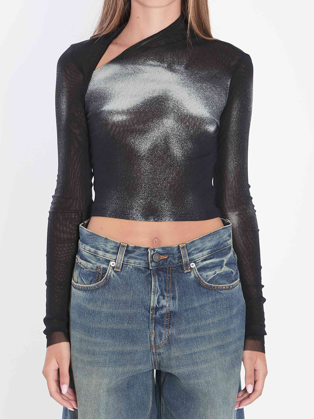 Jean Paul Gaultier Women Asymmetric Top Body Dust