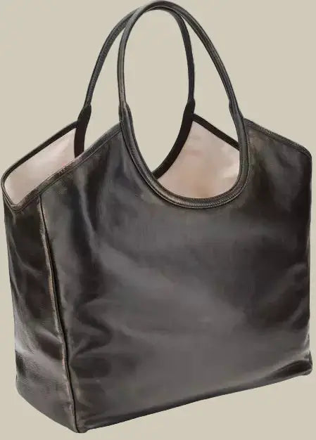 Black handbag with 'miu miu' logo on a white background
