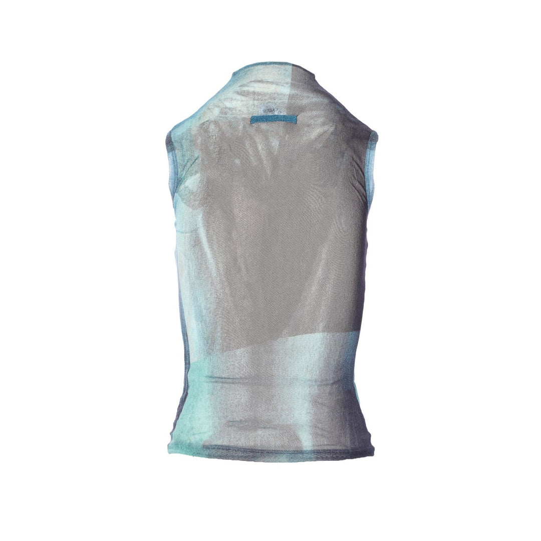 Jean Paul Gaultier Women Mesh High Necktop