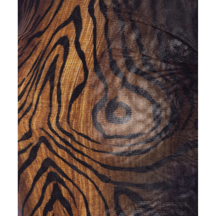 Jean Paul Gaultier Women Mesh Long Slevees The Wood Print Top