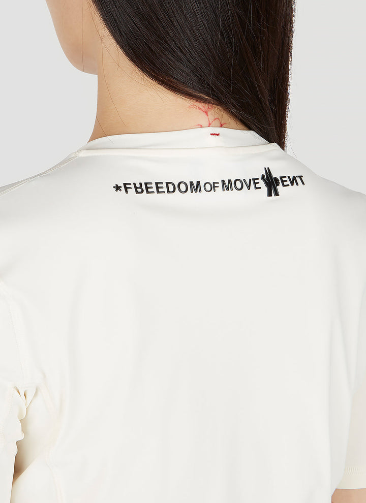 Moncler Grenoble Women Logo Patch T-Shirt