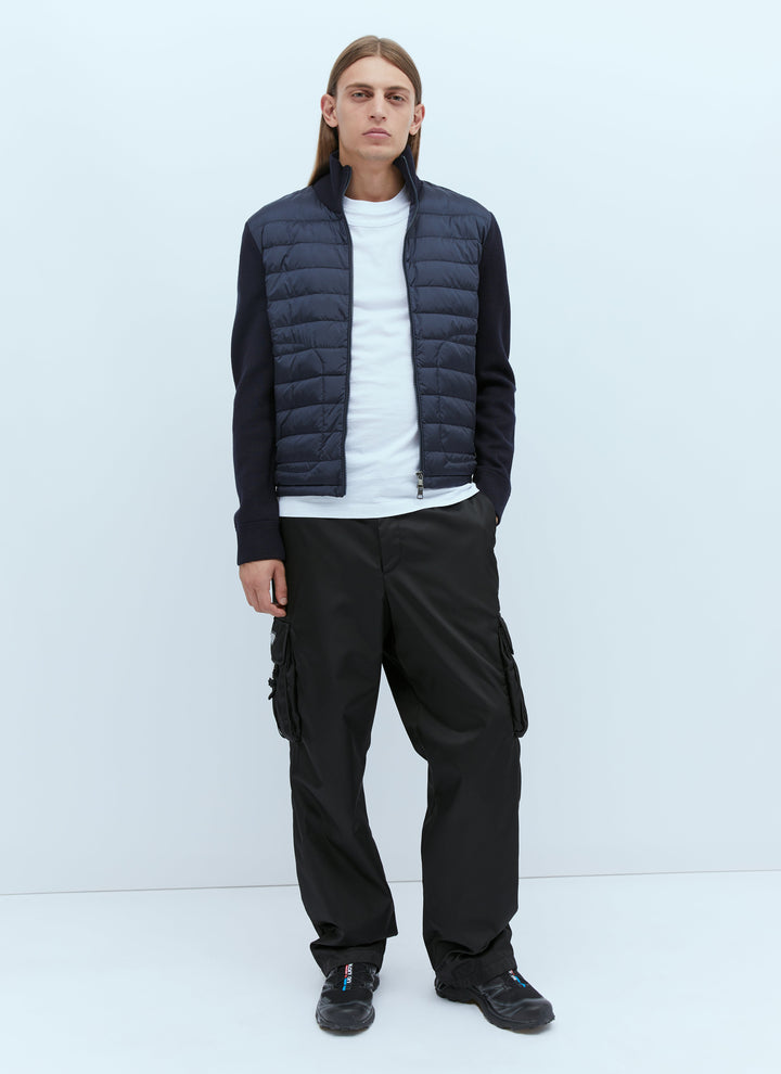 Moncler Men Logo Patch Zip-Up Cardigan