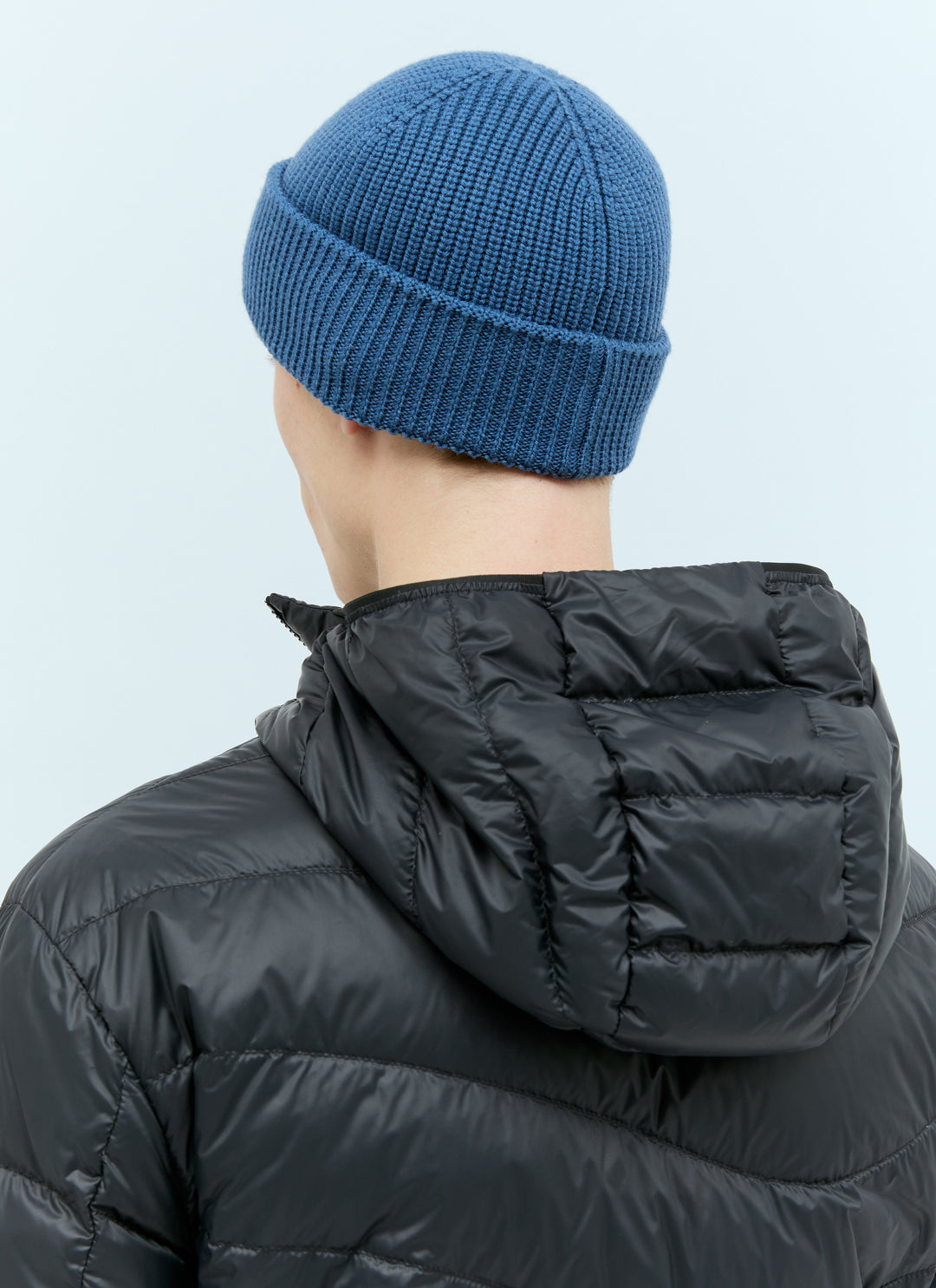 Moncler Men Logo Patch Beanie Hat