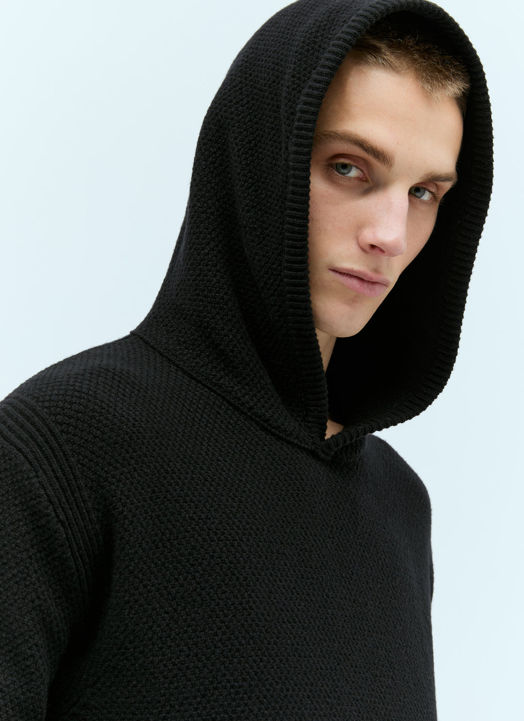 Moncler Men Wool Hooded Sweatshirt